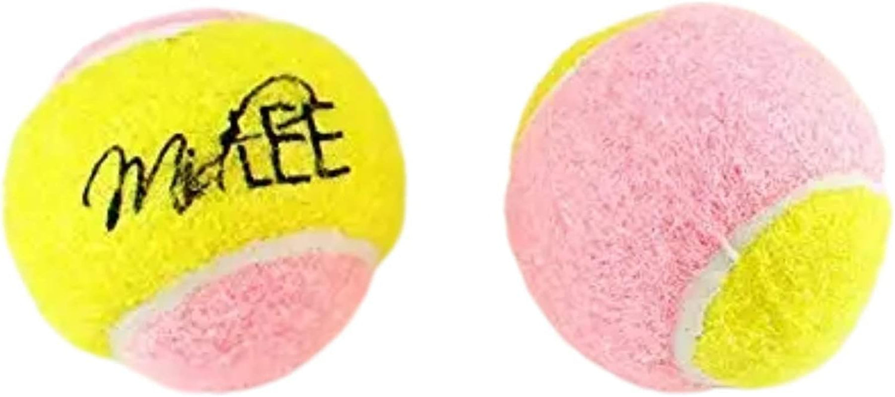 X-Small Dog Tennis Balls - 1.5" Pack of 12 - Mini Fetch Balls for Puppies - Yellow and Pink