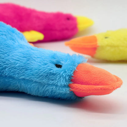 Dog Toy Plush Duck - Interactive Stuffing Soft Pet Playing Toy Puppy Squeaky Toy