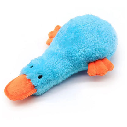Dog Toy Plush Duck - Interactive Stuffing Soft Pet Playing Toy Puppy Squeaky Toy